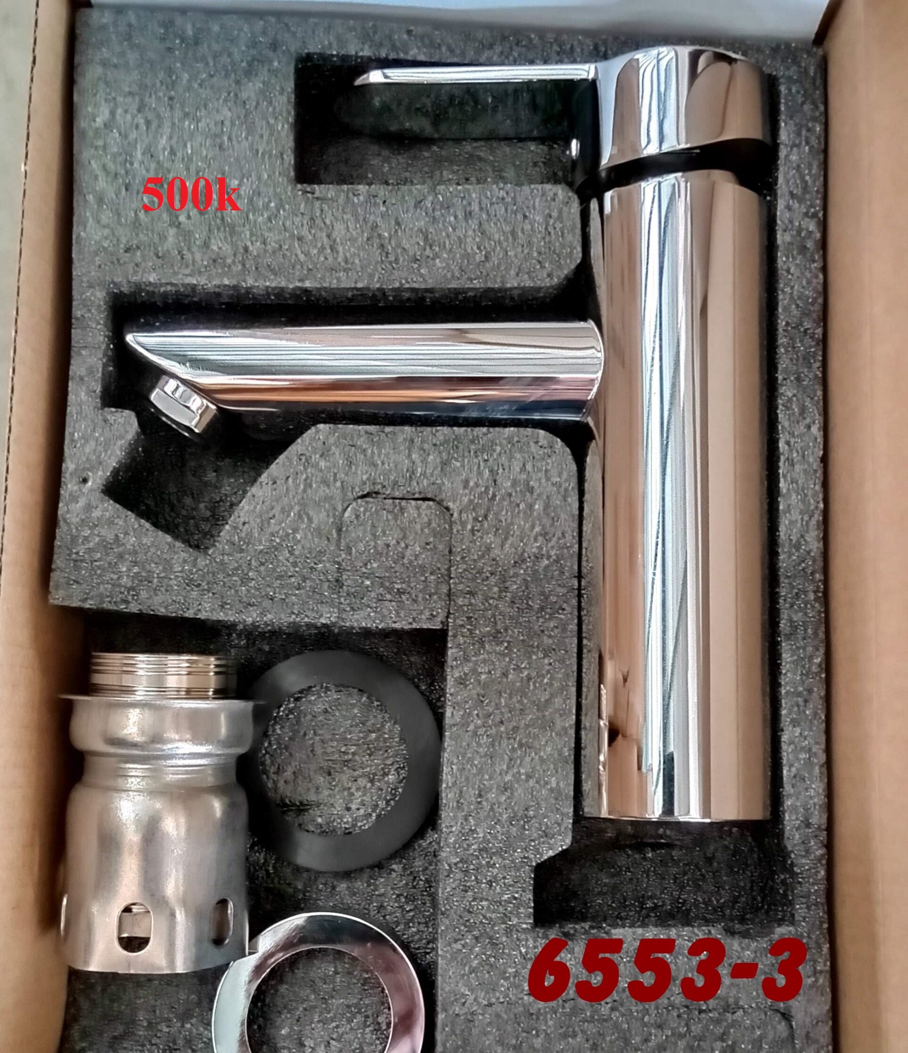 Vòi lavabo nóng lạnh SORASAN 6553-3