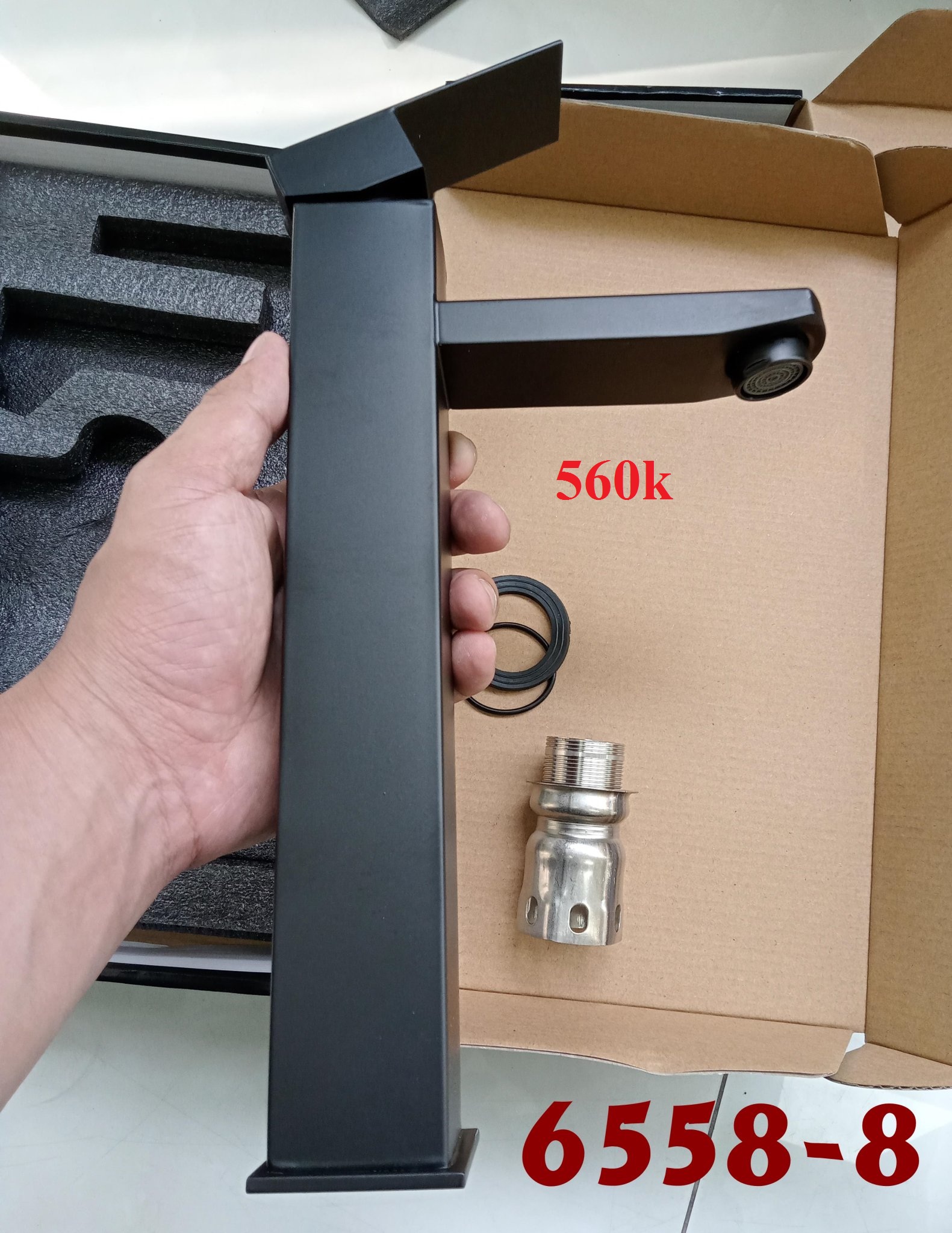 Vòi lavabo nóng lạnh SORASAN 6558-8