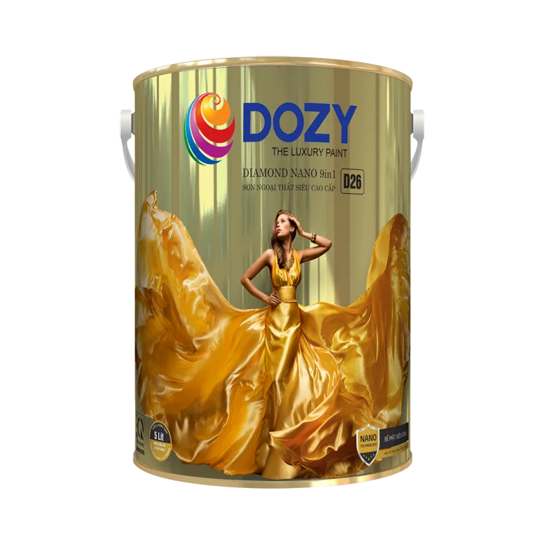Sơn ngoại thất siêu cao cấp Diamond Nano – D26