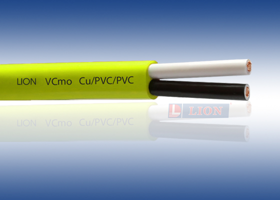 Dây đôi mềm Oval dẹp VCmo màu vàng LI: 2x1.5mm