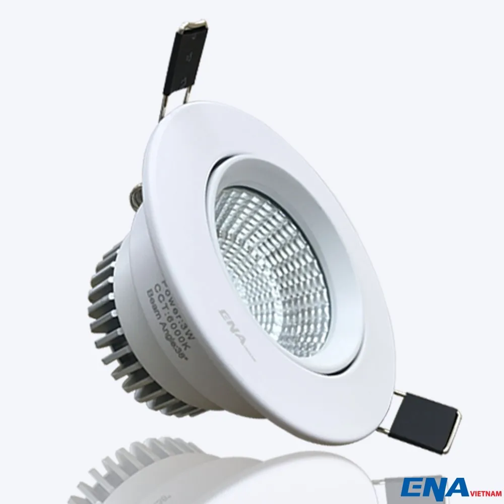 Đèn LED âm trần chỉnh hướng 3W